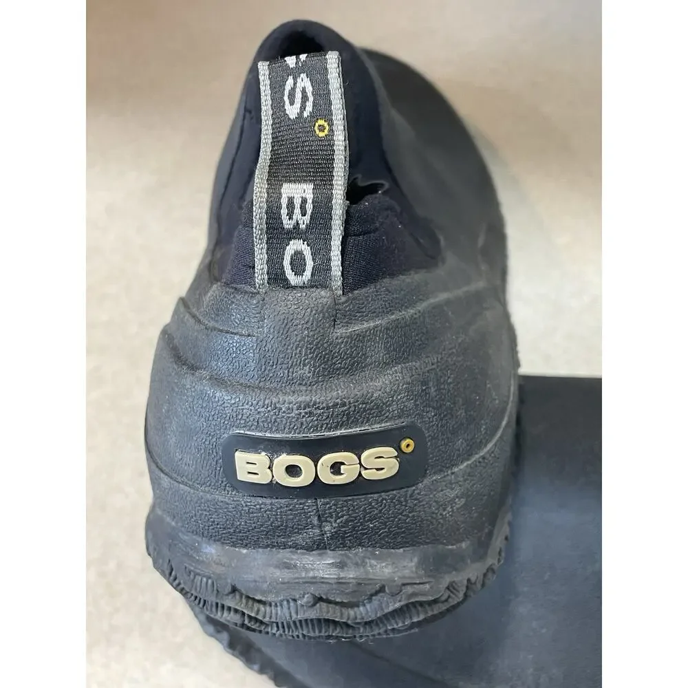 Bogs Urban Walker Shoes Slip On Black Rubber Sole Men's Size 13 US Gorpcore